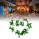 thumbnail image 5 of 2pcs 250cm falso Rose Vid flores artificiales hogar convolving colgante decoración de color rosa claro, 5 of 7