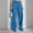 520-Blue, variant on Byworldtasic Womens Jeans Women's High Waisted Wide Leg Jeans Pants Soft Breathable Casual Denim Pants Solid Color Palazzo Trouser Green