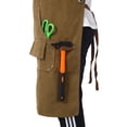 thumbnail image 3 of Long Heavy Duty  Canvas Tool Apron, Carpenter Aprons, Woodworking Aprons, Carpenters 16 Oz ,Fully Adjustable to Comfortably Fit Men and Women ,not waxed, 3 of 5