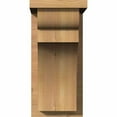 thumbnail image 2 of 7 1/2"W x 12"D x 16"H Yorktown Smooth Corbel w/Backplate, Western Red Cedar, 2 of 9
