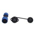 thumbnail image 1 of SP16 Flange Waterproof Aviation Plug Socket IP68 Male and Female Butt Joints Flange Waterproof Connector3 Cores (380V 10A), 1 of 5