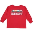 thumbnail image 3 of Inktastic Railroader Train Hobby Boys or Girls Long Sleeve Toddler T-Shirt, 3 of 5