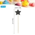 thumbnail image 2 of Uxcell Little Star Cupcake Toppers, Star Cupcake Picks Birthday Cake Decorations, Black 50 Pcs, 2 of 7