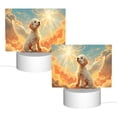 thumbnail image 2 of Fotbe Sunshine Golden Cloud Dog Pattern Acrylic Night Light Gift with 3 Color ModesTouch-Sensitive LED Lamp Perfect Gift for Mother's Day, Birthday, or Christmas, 2 of 9