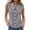 a-287Grey67, variant on Womens Solid Color Peter Pan Collar Sleeveless Button Down Blouse Tailored Fit Casual Vest Top For Office Work Daily Wear Weekend Outings Stylish Top