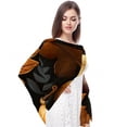 thumbnail image 4 of Thanksgiving Oak Elegant Chiffon Silk Hair Scarves - Lightweight and Breathable - 180*73 Size - Stylish Accessory for Women, 4 of 6