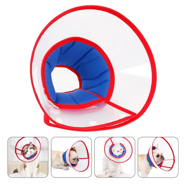 WESIEVYA Recovery Collar for Dogs Blue Color 1Set