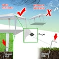 thumbnail image 5 of SEGMART Canopy Tent with 4 Sidewalls, 10 x 20 ft Portable Shade Folding Canopy with Carry Bag, Adjustable Folding Gazebo Tent for Sunshade, Waterproof Outdoor Tent for Patio Wedding, 5 of 10