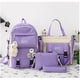 thumbnail image 5 of Conjunto de mochilas escolares de 4 Uds., mochilas Kawaii para niñas adolescentes, mochila escolar, mochila estética escolar con accesorios (hy), 5 of 5