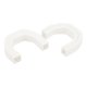 thumbnail image 3 of 2x Fundas de silicona para ganchos de remolque Accesorios automotrices Pieza de coche Fácil de instalar Remolque Blanco, 3 of 9