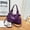 Purple, variant on Women's Fashion 2K Retro Motorcycle Bag, Large Capacity, Washed and Distressed, Sexy Shoulder/Crossbody Bag