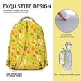 thumbnail image 5 of Cute Badger & Stars Backpack - Waterproof School Bag for College, Stylish Bookbag with Padded Straps, Trendy Gift for Back to School, 5 of 6