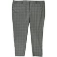 thumbnail image 1 of Pantalones de vestir a cuadros Calvin Klein para Mujer Gris 14W, 1 of 2