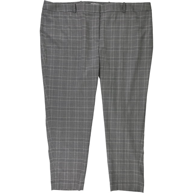 Pantalones de vestir a cuadros Calvin Klein para Mujer Gris 14W