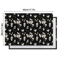 thumbnail image 5 of Daisy Flower Pattern Summer Placemats Table Placemats Set Of 6-Linen Kitchen Washable Placemats Table Mats 11.8"x17.7" Non-Slip Heat Resistant, 5 of 5