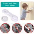 thumbnail image 5 of Child Safety Locks Kit, Baby Locks for Cabinets and Drawers, Adhesive Toilet Fridge Oven Dishwasher Doors Safety Strap Locks for Child Kids, 5 of 6