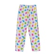 thumbnail image 3 of Vsdgher Bear And Polka Dot Print Mens Pajama Pants Sleep & Lounge Pants, PJ Bottoms With elastic waistb and Pockets, 3 of 5
