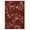 Red, variant on GlowSol 9'x12' Modern Leaves Pattern Area Rugs for Living Room Bedroom Washable Soft Low Pile Non-Slip Rug, Red