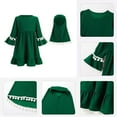 thumbnail image 5 of TOOYOU Girls Outfits Long Sleeve Prayer Clothes For Baby Robe And Headscarf Set Fashion Casual Clothing Set Green Size 18-24 Months, 5 of 7