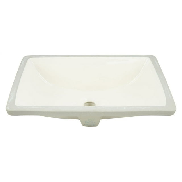 American Imaginations 25-in. W 3H8-in. Ceramic Top Set In White Color - Overflow Drain Incl. AI-361