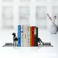 thumbnail image 2 of Handmadetneonsign Custom Great Dane Metal Bookends, Dog Pet Name Bookend, Bookends For Shelves 69505, 2 of 5