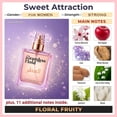 thumbnail image 2 of Seamless Hold Sweet Attraction Peach Cherry Blossom Floral Perfume for Women Parfum | Inspired Luxury Fragrance | Long-Lasting Scent - 1 oz (30 ml), 2 of 6