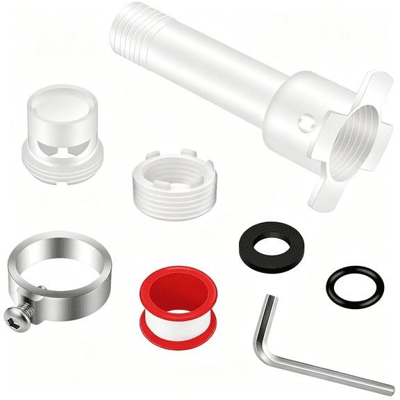 HIBIBUD Tub Spout Adapter,Bathtub Faucet Spout Adapter Kit,For Universal 1/2'' Copper Pipe,1/2'' Ips and 3/4'' Ips,Includes Tub Spout Diverter Repair Kit with Assembly Tool