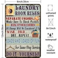 thumbnail image 2 of Lake Rules Tin Sign Cave Pool Country Lake House Farmhouse Cabin Beach Bar Wall Decor Sign 12x8 Inches, 2 of 5
