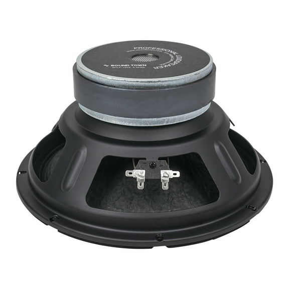 Sound Town 10” 200W Steel Frame Raw Woofer (Low Frequency Driver) w/ 2" Voice Coil, Replacement Woofer for PA/DJ Speaker, Subwoofer Cabinets (STLF-10VS)