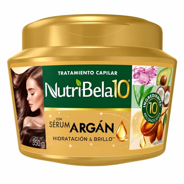 Tratamiento Capilar Nutribela10 Sérum Argán Hidratación y Brillo 350g