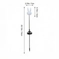 thumbnail image 3 of Solar Bunny Lawn Lamp Outdoor Waterproof Stake Light Garden Yard Decorative Lighting For Garden Patio Pathway Landscape Ambiance, 3 of 8