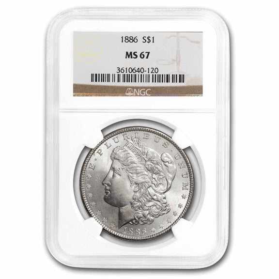 1886 Morgan Dollar MS-67 NGC