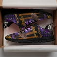 thumbnail image 3 of Boston Terrier Witch Switch Halloween Running Shoes Sneakers Mesh Black Size 9, 3 of 5
