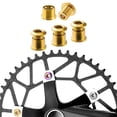thumbnail image 1 of Tornillos para plato de bicicleta Cola Aleación de titanio 10 mm Oro, 1 of 7