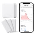 thumbnail image 1 of SwitchBot WiFi Thermometer Hygrometer 3 Pack with Hub Mini, IP65 Indoor Outdoor Thermometer Wireless, Humidity/Temperature/Dewpoint/VPD/Absolute Humidity Sensor with Smart Alerts,, 1 of 14