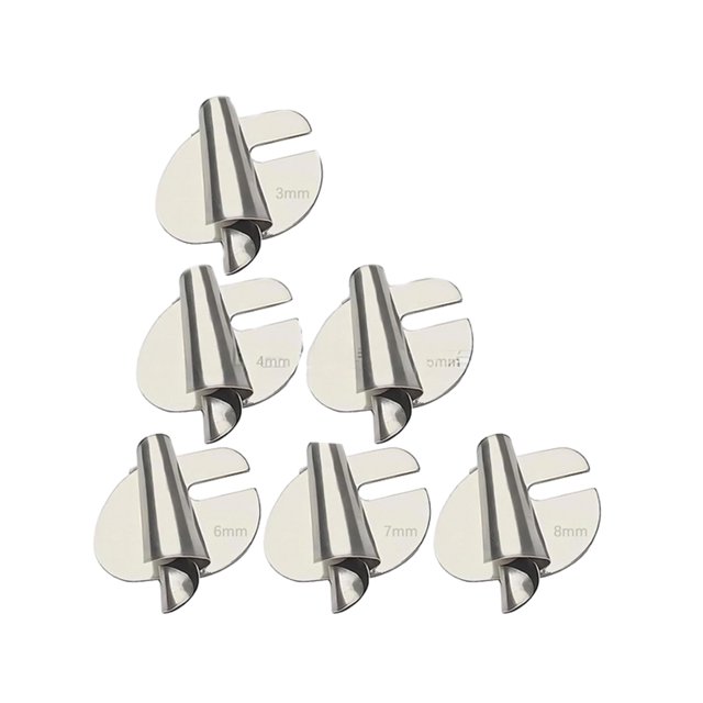 Advancent 6 unids/set dobladillo enrollado para costura hecho con acero resistente al desgaste instalación Simple fácil De coser