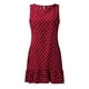 thumbnail image 4 of Vestidos largos Fnochy para mujer, vestido de verano en liquidación, moda, cuello redondo, sin mangas, lunares, suelto, vestido con volantes grandes, 4 of 7