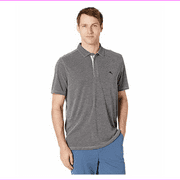 Tommy Bahama Men Paradisco Cove Classic Fit, Short Sleeve Polo, Coal, L