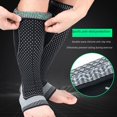 thumbnail image 3 of Funda para pierna deportiva de punto, alargada, transpirable, retráctil a presión, para baloncesto, fútbol, montañismo, protector para el cabello, 3 of 5
