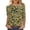 #09Multicolor, variant on Women's Tops 3/4 Length Sleeve Shirts 2026 Spring Summer Womens Clothings Basic Tees Fashion Flowers Printed Round Neck Blouses Pullover
