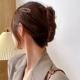 thumbnail image 4 of Pinzas para el cabello con hojas de ácido acético, pinzas para el cabello huecas con diseño geométrico, lindos accesorios para el cabello para mujeres y niñas, doradas, 4 of 5