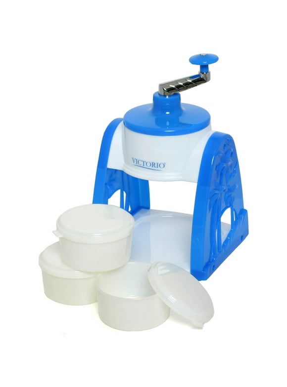 Time for Treats Snowflake Hand Crank Ice Shaver and Snow Cone Maker VKP1101