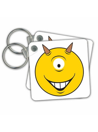 Smiley Rainbow Clip Keychain – BelleStyle