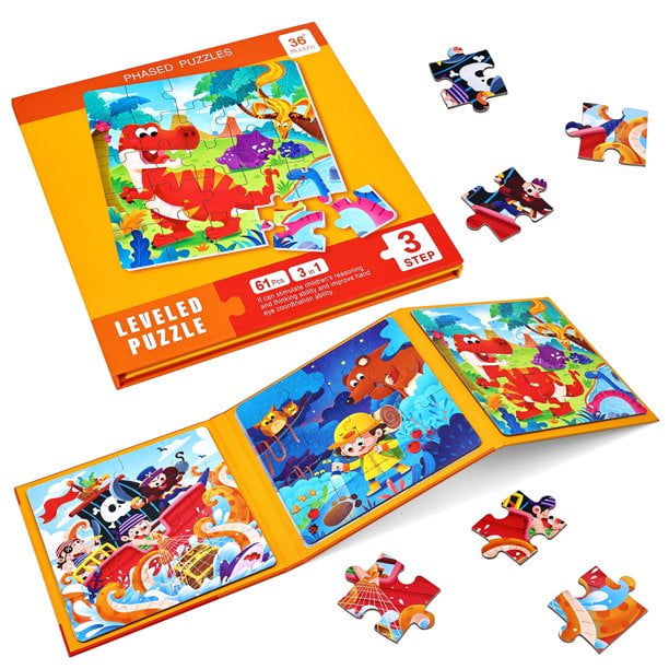 FUNTECH Magnetic Puzzles for Kids Ages 3-5, Magnetic Puzzle 3 in 1, Kids  Travel Toys, Toddler Travel…See more FUNTECH Magnetic Puzzles for Kids Ages