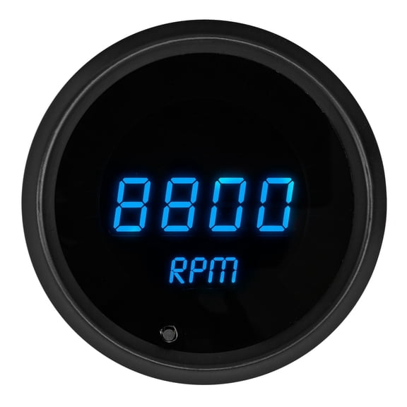 JEGS 41273 Tachometer LED Digital 0-9900 rpm 3 3/8 in. Diameter Microprocessor C