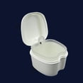 thumbnail image 3 of Dent Art Denture Box in White Color - Dental Orthodontic Retainer Case | Teeth Storage Box, Denture Storage Case Fake Tooth Holder with Strainer (2), 3 of 8