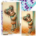 thumbnail image 1 of 5D DIY Kit para Niña Del Arte Artesanal 40x70cm, 1 of 9