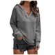 thumbnail image 1 of Camiseta informal de manga larga con cuello en V para mujer Fridja  bvmnju8076, 1 of 8