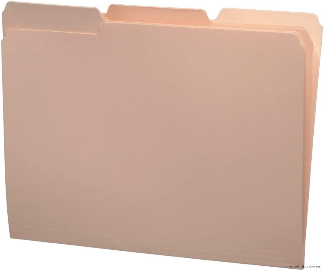Manila File Folders, 1/3 Cut Top Tab, Letter Size, Perfect For