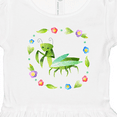 thumbnail image 4 of Inktastic Praying Mantis with Flowers and Leaves Girls Toddler Dress, 4 of 5